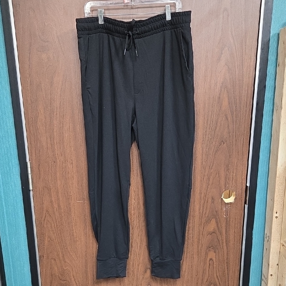 Lole Size L Black High Waisted Jogger Lounge Pant